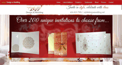 Desktop Screenshot of designawedding.net
